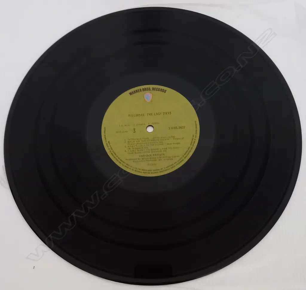 Various, Fillmore - The Last Days (Triple album) Image 1++